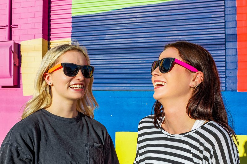 Edge I-Wear Bulk Fun Party Neon Sunglasses for Adult Wedding Favors 80's style glasses 5402RA/SET-12