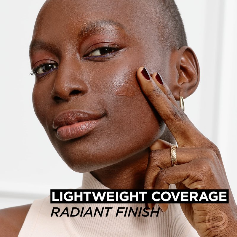 L'Oreal Paris True Match Nude Hyaluronic Tinted Serum Foundation with 1% Hyaluronic acid, Medium Tan 5-6, 1 fl. oz.