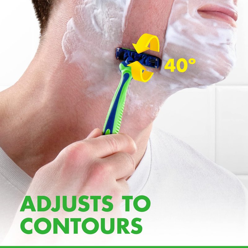 Gillette Sensor3 Sensitive Men's Disposable Shaving Razors, 12 Count