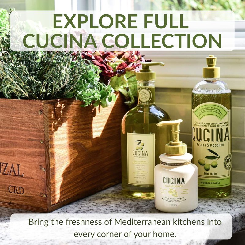 Cucina Coriander and Olive Tree 33.8 oz Purifying Hand Wash Refill
