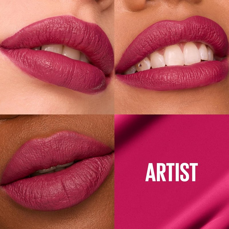Maybelline Super Stay Matte Ink Liquid Lipstick - Long Lasting Deep Pink Color | 16-Hour Wear, 1 Count