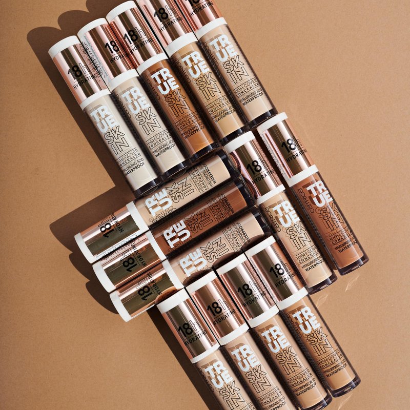 Catrice | True Skin High Cover Concealer (002 | Neutral Ivory) | Waterproof & Lightweight for Soft Matte Look | With Hyaluronic Acid & Lasts Up to 18 Hours | Vegan, Cruelty Free