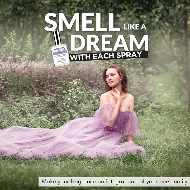 Demeter Natural Perfume Spray - Lilac Scent for Women | 1 oz Bottle