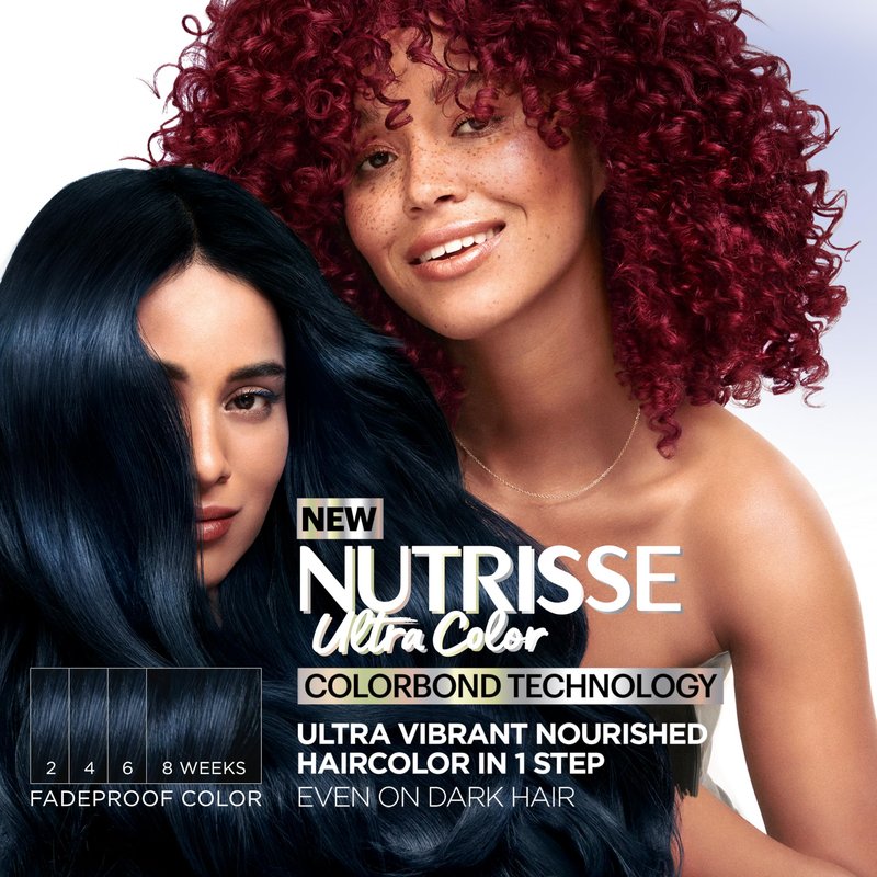 Garnier Nutrisse Ultra Color Hair Color, Permanent Hair Dye for Up to 8 Weeks of Bold, Vibrant, Fade-Resistant Results, Vegan & Cruelty-Free, B4 Golden Mahogany Brown (Caramel Chocolate), 2 Count