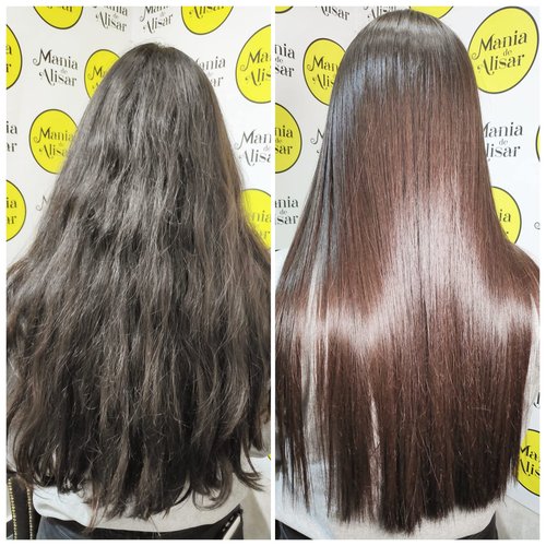 Mania de Alisar Anti-Residue Shampoo and Brazilian Keratin Smoothing Treatment, 2 x 300 ml