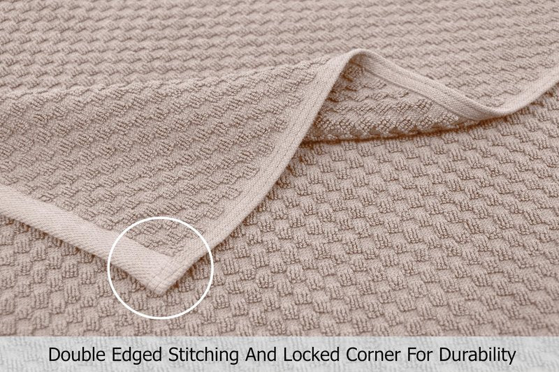 COTTON CRAFT Hooded Bath Towel – Oversized 35 x 70 Waffle Weave Towel with Hood for Adults - 100% Ringspun Cotton Pool Bath Sheet Wrap with Hood - Soft Super Absorbent Quick Dry – 450 GSM – Linen