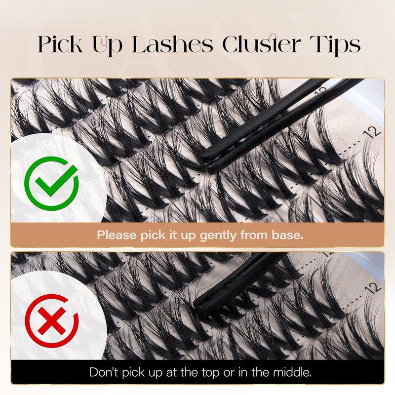 Lash Clusters - 108 Pcs 3D Curl Individual Eyelash Extensions | Wispy Volume 10-16MM for DIY Home Use
