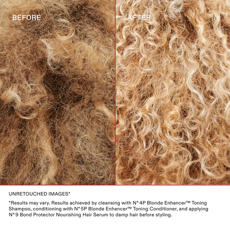 Olaplex Nº.4P Blonde Enhancer Purple Toning Shampoo: Neutralizes Brassiness & Strengthen | Repairs Damages & Hydrates Hair | For Coily, Curly, Straight, and Wavy, 250 mL / 8.5 Fl. Oz.
