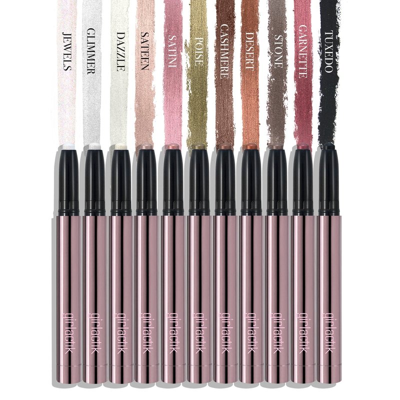 Girlactik Shadow Stick – Long-Wearing Cream Eyeshadow Stick, Blendable & Smudge-Resistant Eye Makeup – Vegan, Cruelty-Free, Easy One-Swipe Application (Sateen)