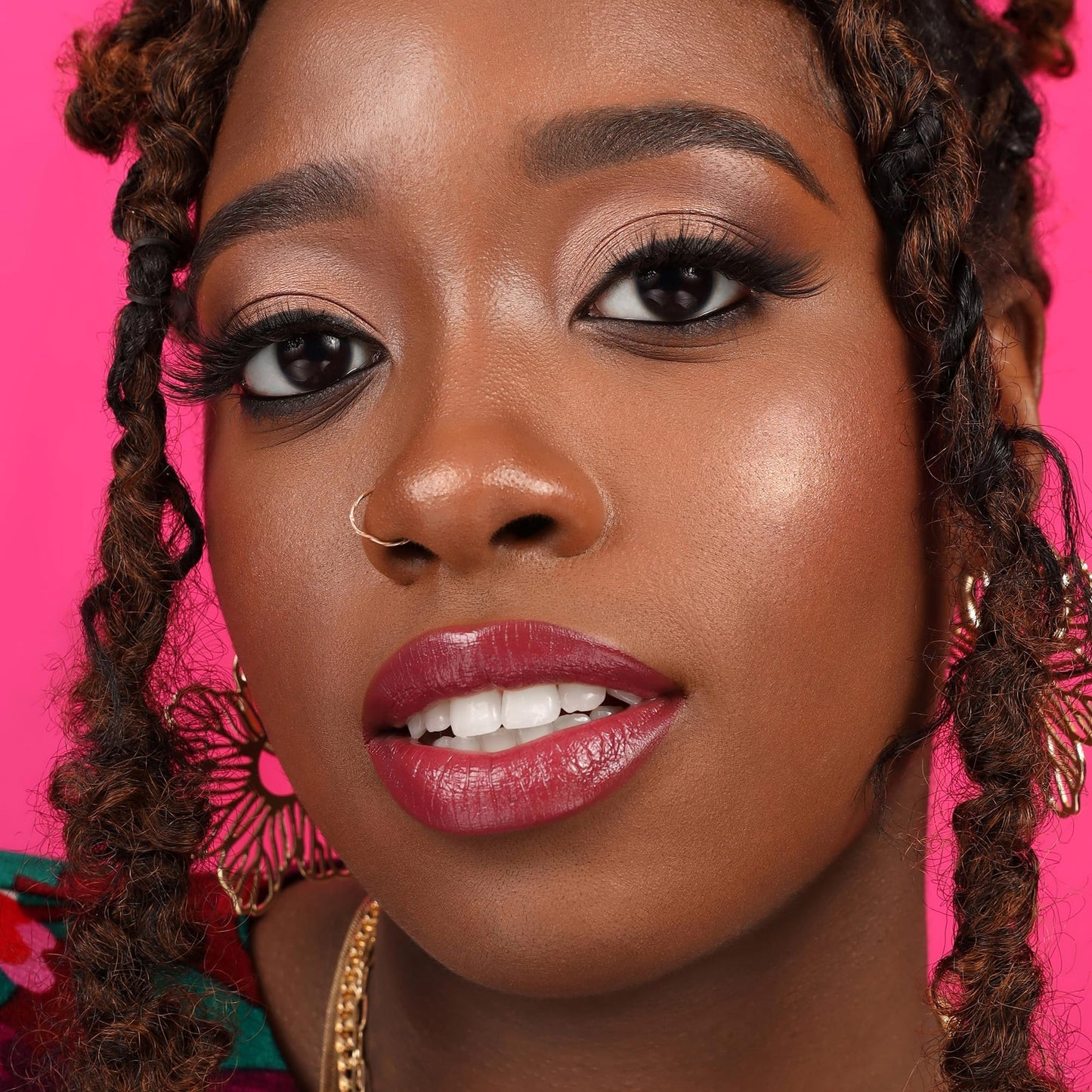 The Lip Bar Soft Kisses Nourishing Vegan Lipstick, with Moisturizing Mango Seed Butter, Satin Finish, Level Up - Berry