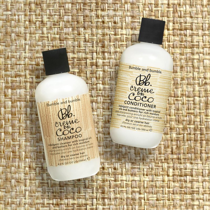 Bumble and bumble. Creme De Coco Shampoo | Provides Rich Moisture and Shine | Reduces Frizz | With Coconut Kukui Nut Murumuru Butter | For Dry Medium to Thick Curly, Wavy, Straight Hair, 8.5 Fl Oz