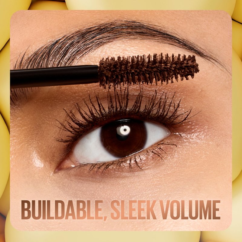 Maybelline The Colossal Bubble Mascara, Buildable Mascara Volume and Length Formula for Bold, Separated, Sleek Lashes, Washable Formula, Copper Brown, 1 Count