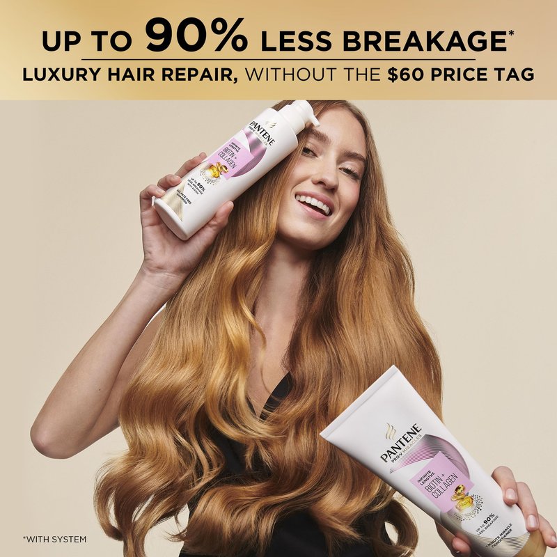 Pantene Pro-V Miracles Infinite Lengths Biotin + Collagen Sulfate-Free Shampoo 13.5 FL OZ
