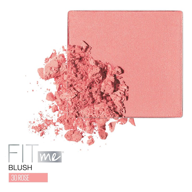 Maybelline New York Fit Me Blush - Rose Shade for Natural Glow | 0.16 Ounce
