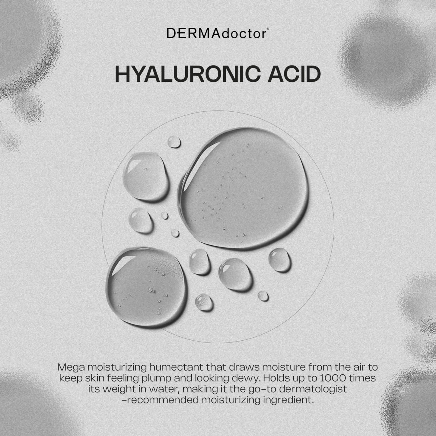 DERMAdoctor Hyaluronic Acid Moisturizer for Face – Hydrating Niacinamide Face Serum with Vitamin C – Dermatologist Formulated Hydrating Serum for Sensitive Skin, 1 fl oz