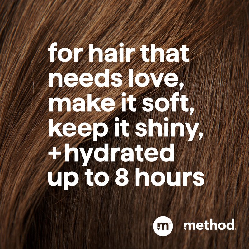 Method Moisturizing Shampoo, Simply Nourish - Hydrates and Revives Dry Hair, Safe for Color-Treated Hair – Sulfate Free and Cruelty Free - 14 oz
