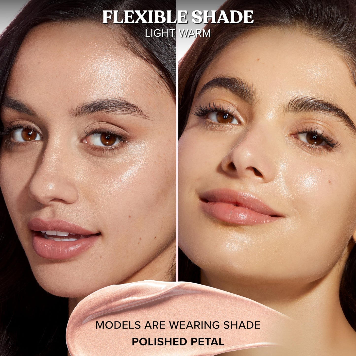 Too Faced Born This Way Super Glow Multi-Use Highlighting Skin Enhancer | Hydrating, Natural, All-Over Glow + Luminous Finish for Lit-From-Within Skin | Non-Greasy + Blendable, Polished Petal, 1 Fl Oz