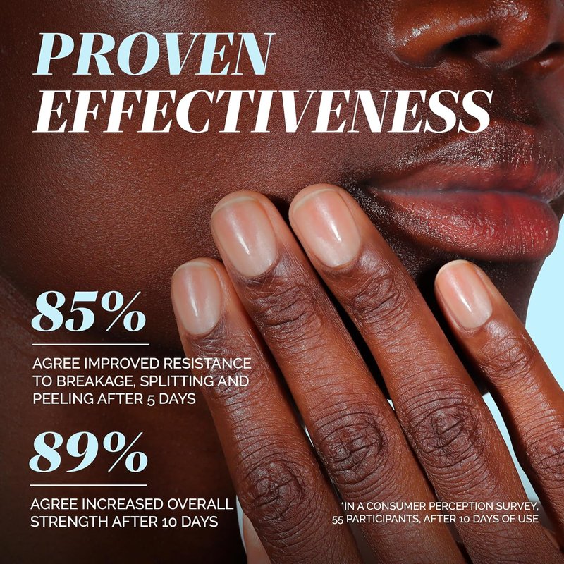 LONDONTOWN Nail Strength and Growth Treatments – Nail Strengtheners for Growth, Repair and Shine - Helps Support Length and Protect Weak, Brittle Nails - Clear Nail Care Formulas