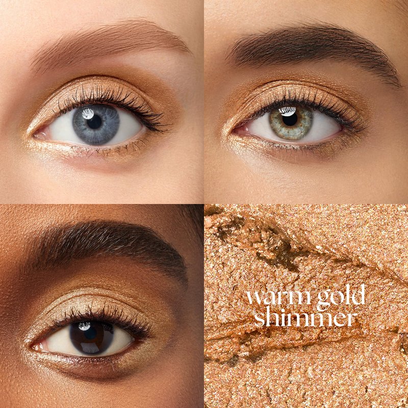 Julep Eyeshadow 101 Cream-to-Powder Waterproof Shadow Stick – Warm Gold Shimmer – Long-Lasting, Crease-Proof, Golden Shimmer Cream Eyeshadow with Built-in Smudger