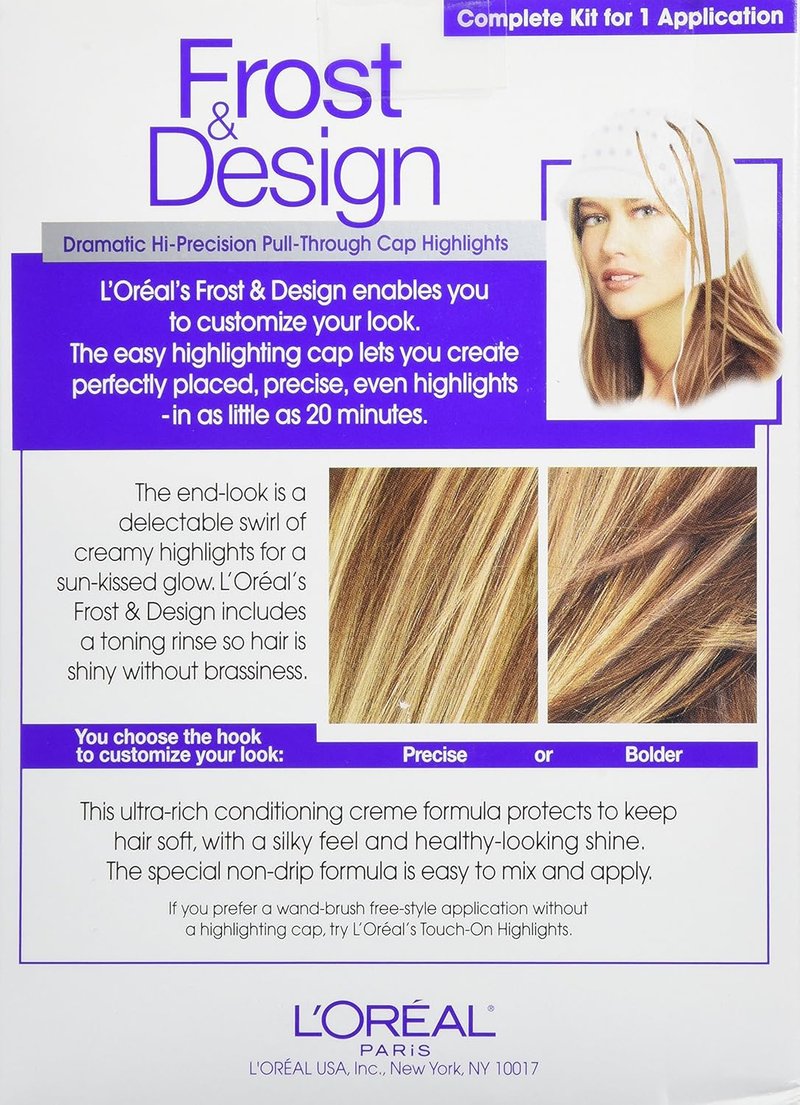 L'Oreal Paris Frost & Design Hair Color - Caramel Shade, 1-Count for Stunning Highlights