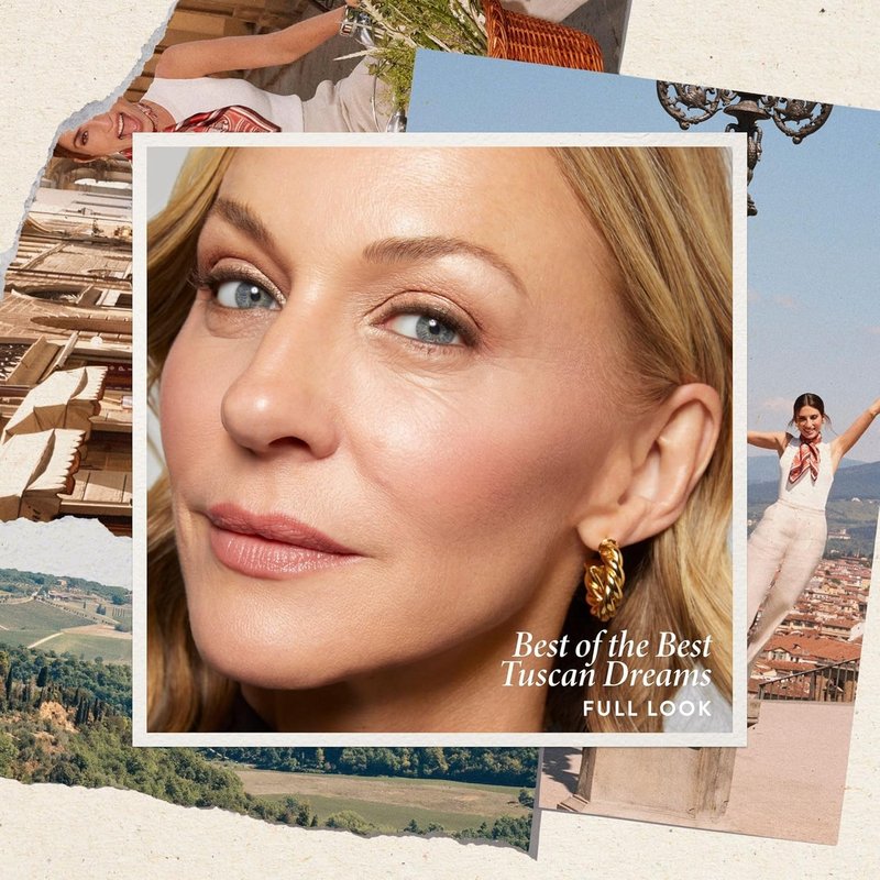 Laura Geller New York Baked Palette - Tuscan Dreams - Full Size with Bronzer, Blush, Highlighter & 6 Eyeshadows - Travel-Friendly
