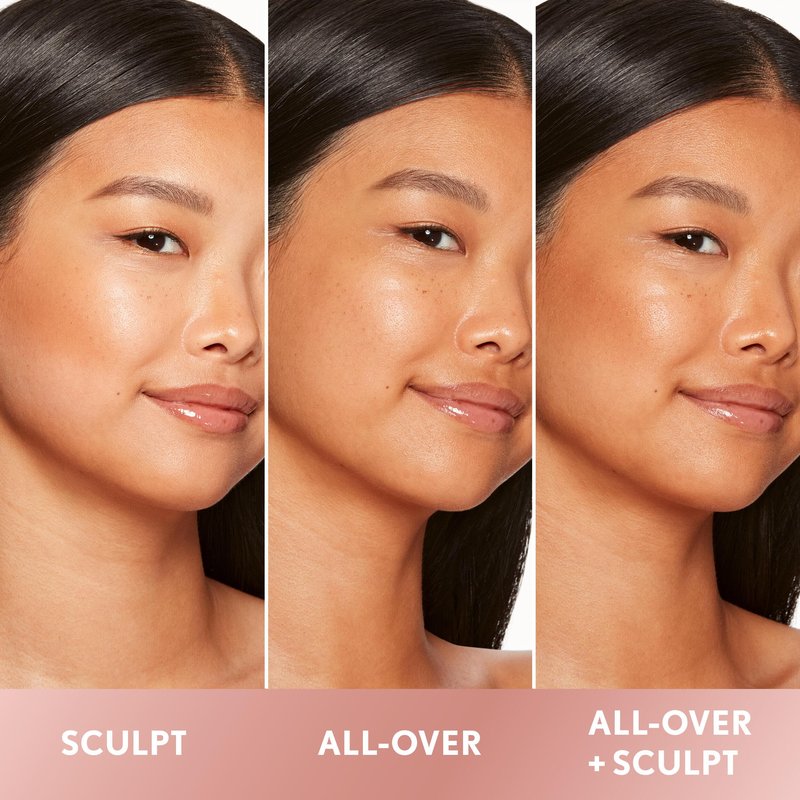COVERGIRL TruBlend Sun & Sculpt Bronzing Glow Serum, Buildable, Radiant Glow, Wand and Pump Applicator - 30 Light Medium