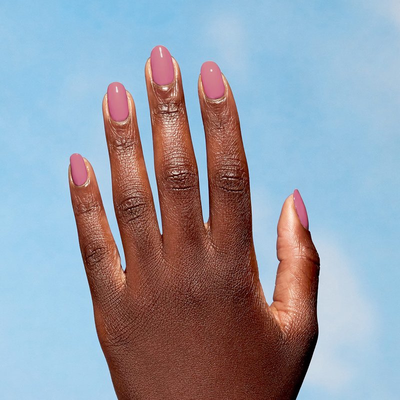 OPI Nature Strong Knowledge is Flower | Opaque Soft Pink Crème Natural Origin Nail Polish | Plant Based, Vegan, Cruelty Free