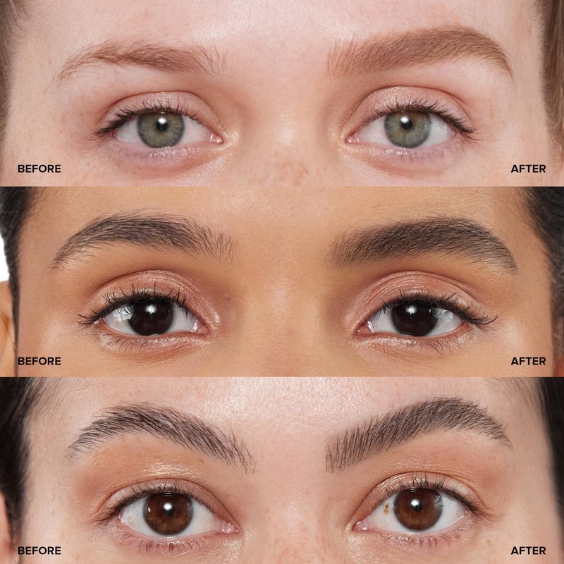 Anastasia Beverly Hills Brow Wiz - Ultra-Slim Retractable Eyebrow Pencil for Hair-Like Strokes, Natural Precision Definition, Longwear Waterproof Smudge-Proof for Filling & Shaping Brows - Dark Brown