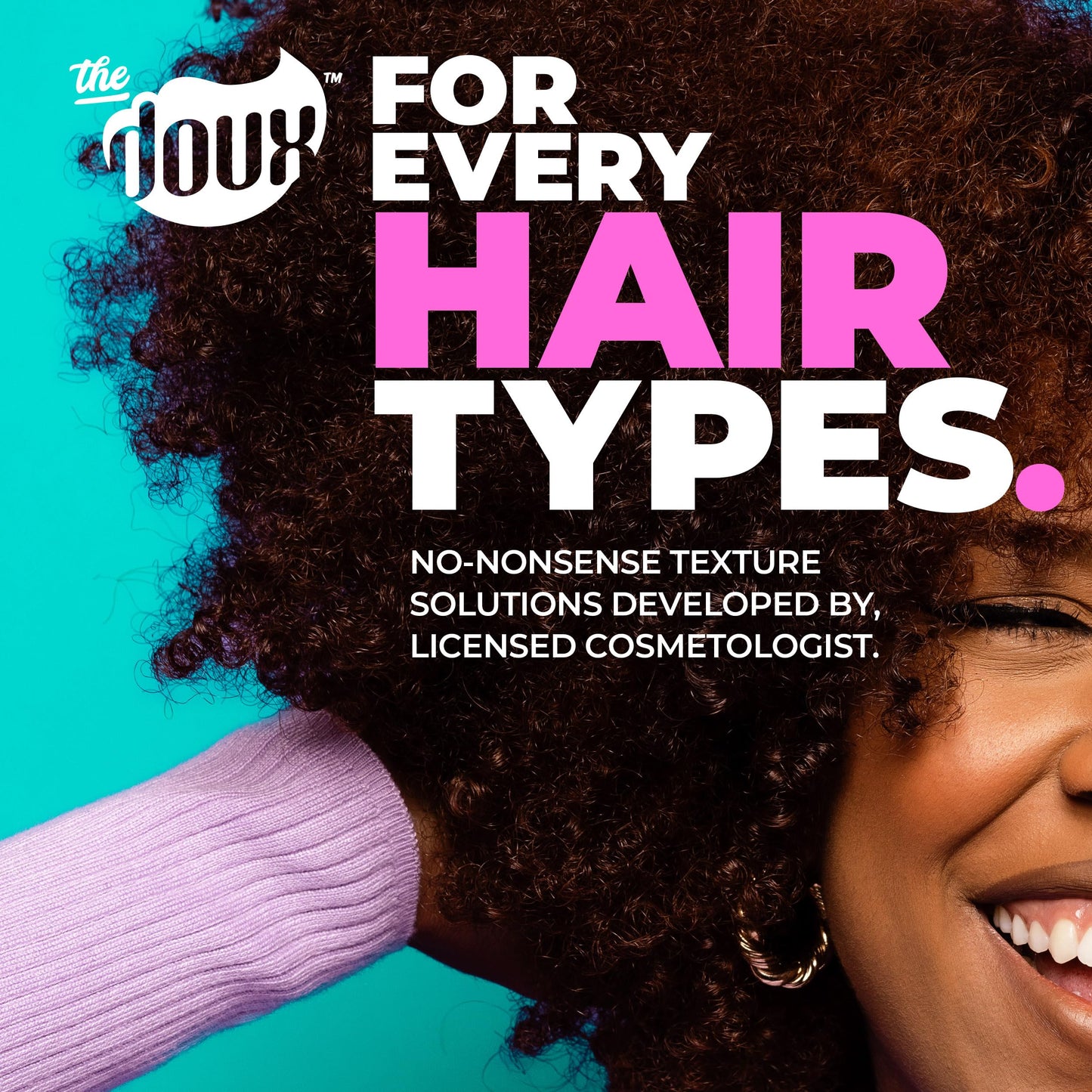 The Doux POP LOCK 5-Day Curl Forming Glaze for Natural Hair – Anti-Humidity Gel with Honey & Argan Oil – Curly Hair Styling Gel for Shine, Frizz Control, and Long-Lasting Curl Definition