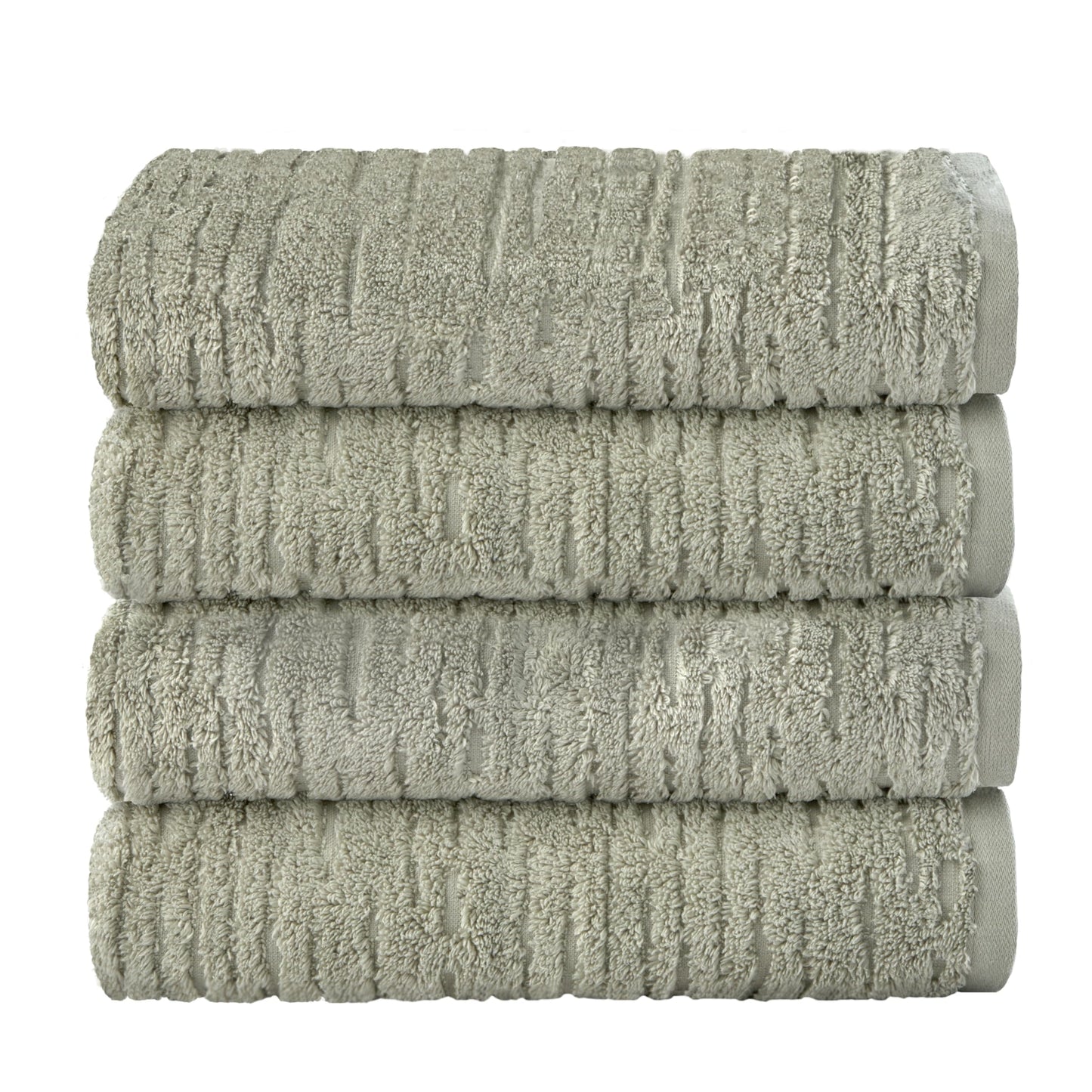 SKL Home CloudSoft Cotton Luxury 4 Pc Bath Towel Set, Sage