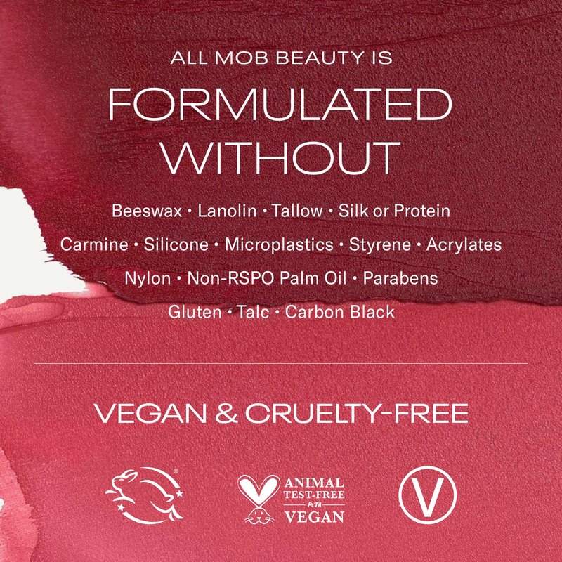 MOB Beauty Smooth Precision Waterproof Lip Liner, M147 Chocolate Port, 100% Natural Formula Long-Wearing Lip Pencil, Brown Lip Liner, Plastic-Free, Vegan, Cruelty Free