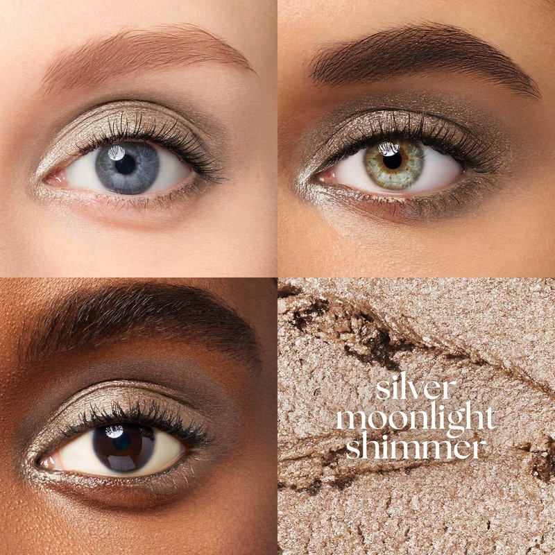 Julep Eyeshadow 101 Cream-to-Powder Waterproof Eyeshadow Stick – Silver Moonlight Shimmer – Long-Lasting, Buildable, Crease-Proof, Cruelty Free, Shimmer Finish with Built-In Smudger