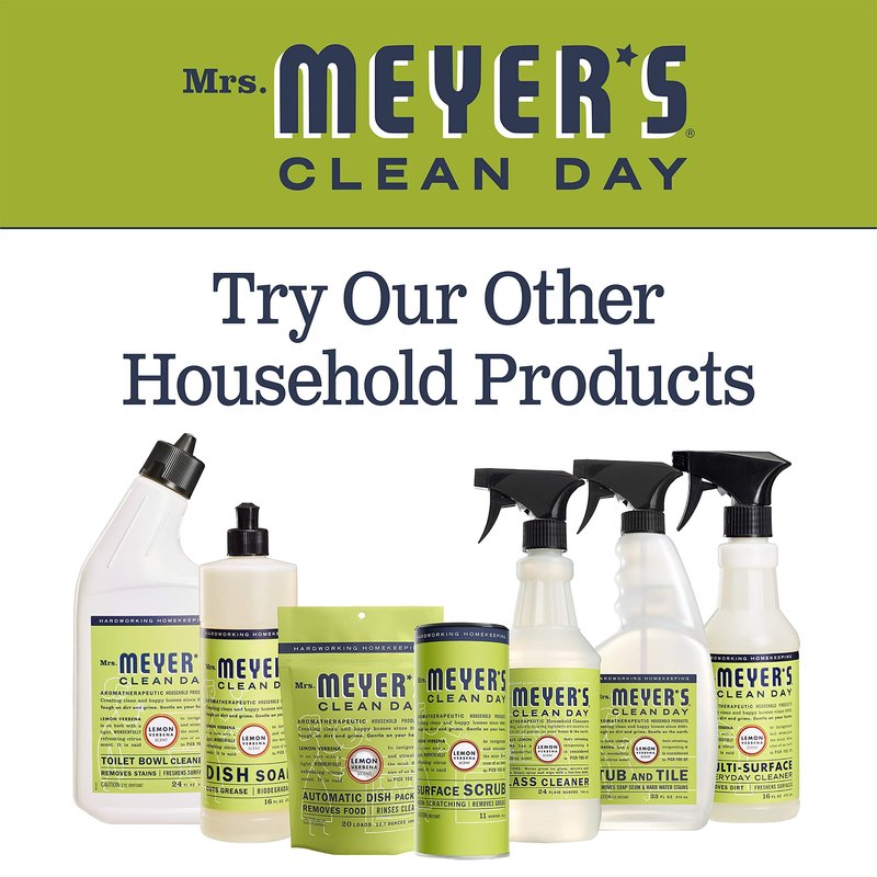 MRS. MEYER'S CLEAN DAY Liquid Hand Soap Refill Bottle, Lemon Verbena Scent, 33 Fl oz (Pack of 1)