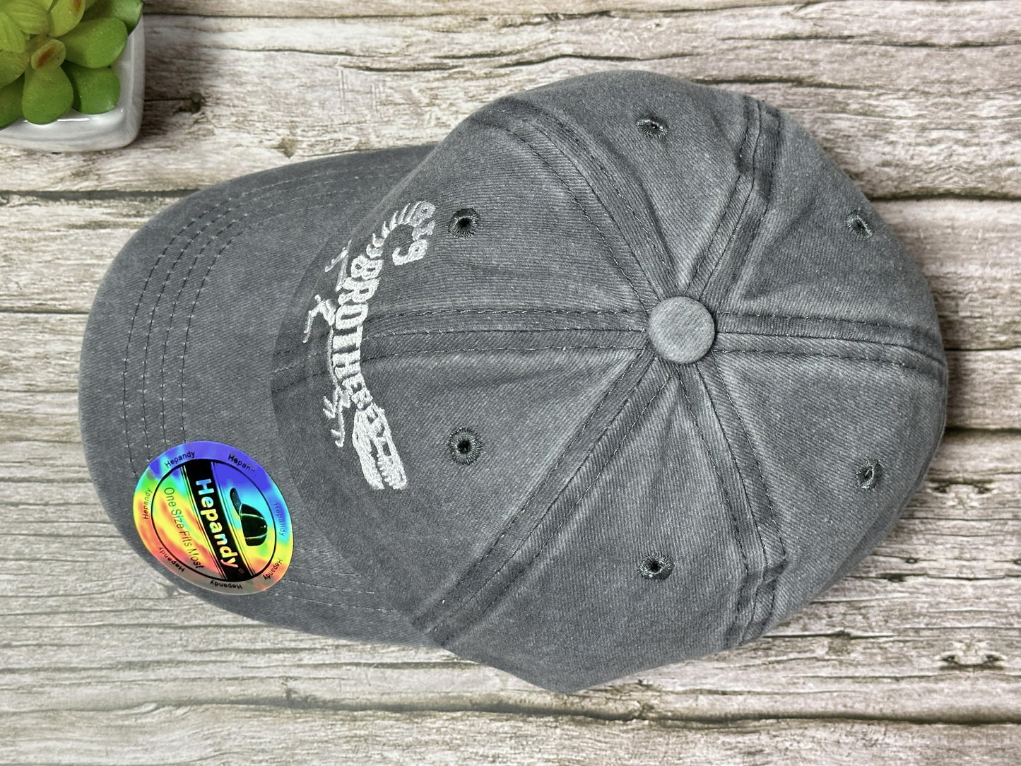 Hepandy T-Rex Skeleton Hat for Boys, Big Brother Gifts for Kids, Washed Gray Tyrannosaurus Baseball Cap Adjustable Hat
