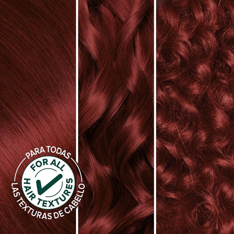 Garnier Nutrisse Ultra Crème Hair Color - 100% Gray Coverage, Vegan Permanent Dye | 66 True Red (Pomegranate), 2 Count