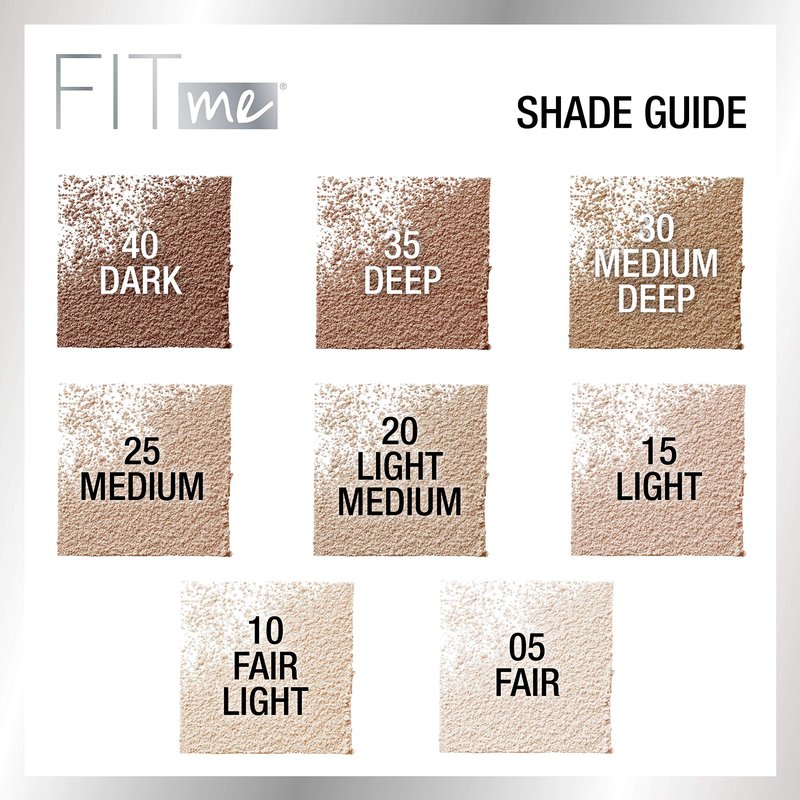 Maybelline Fit Me Loose Setting Powder, Face Powder and Finishing Makeup, Dark, 1 Count