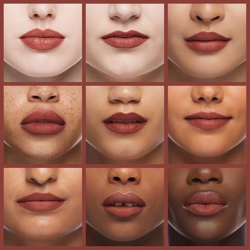 Palladio Herbal Lipstick - Richly Pigmented & Creamy Formula | Infused with Aloe Vera & Ginseng, Amethyst