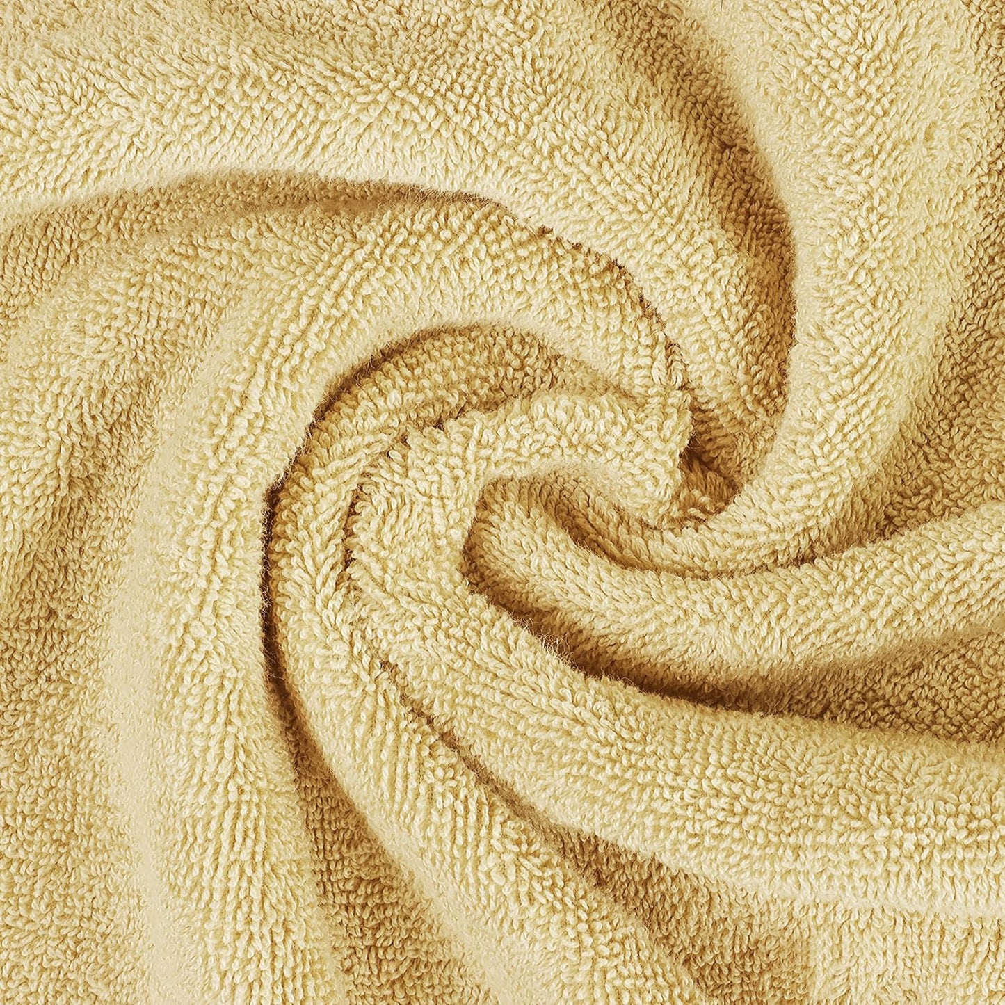 Utopia Towels - Premium 6-Piece Hand Towel Set | 100% Cotton, Lightweight & Absorbent - 16" x 28", Beige