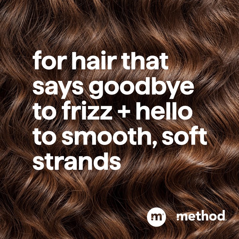 Method Smoothing Conditioner, Serene Escape – for Curly Hair, Nourishes and Softens, Safe for Color-Treated Hair - Sulfate-Free and Cruelty-Free, 13.5 oz