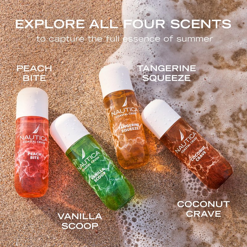 Nautica Vanilla Scoop, a Decadent Gourmand Hair & Body Mist for Women, Notes of Pistachio, Cherry Blossom, and Vanilla, Long Lasting, 8.0 fl oz