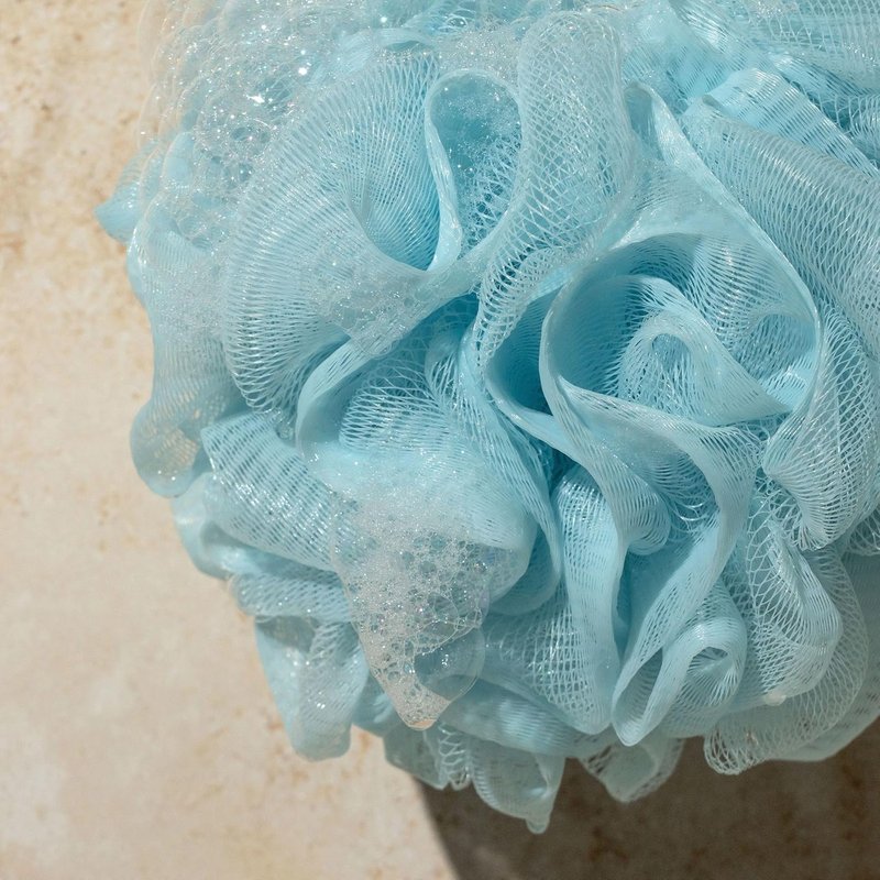 EcoTools EcoPouf Bath Sponge Set - 3 Soft Vegan Shower Poufs for Gentle Exfoliation & Cleansing