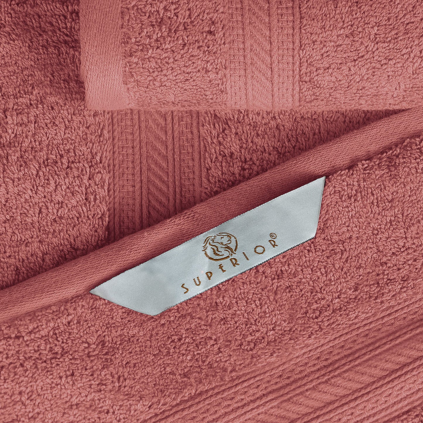 Superior Long Staple 100% Combed Cotton 700GSM 2-Piece Solid Bath Sheet Set for Bathroom, Shower, Kitchen-Super Soft, Plush, Highly Absorbent, Assorted 2-Piece Bath Seets, Blush