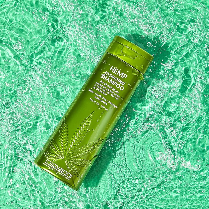 Hemp Hydrating Shampoo - Natural Formula with Hemp Seed Oil, Aloe Vera & Frankincense | 13.5 Fl Oz