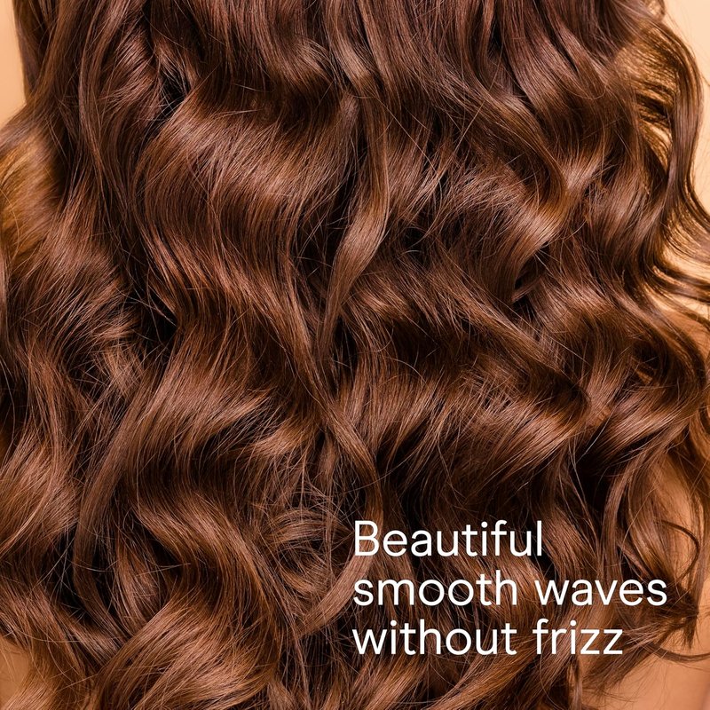 Conair Double Ceramic 1-Inch Curling Wand - Flawless Waves for Medium & Long Hair | 30 Heat Settings, White