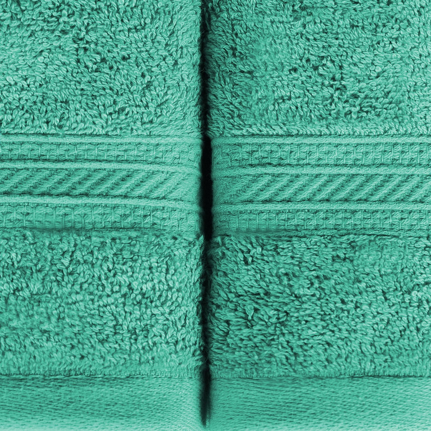 Superior 700 GSM Long Staple 100% Combed Cotton, Durable, Plush and Absorbent 6-Piece Single Ply Towel Set - Rivulet