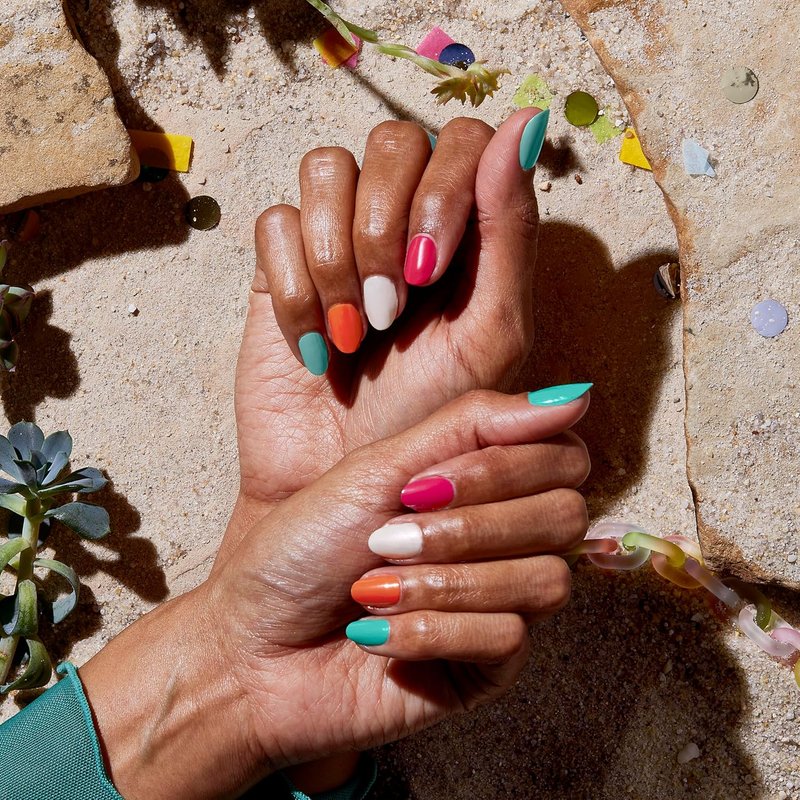 Essie Expressie Nail Polish - Quick Dry Vegan Blue Color | 0.33 Fl Oz