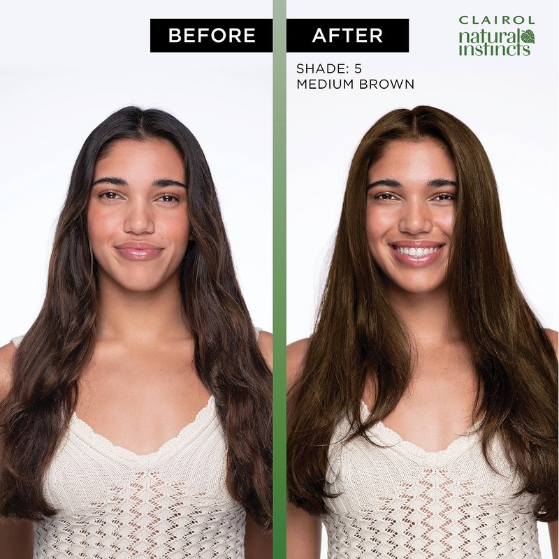 Clairol Natural Instincts Demi-Permanent Hair Dye, 8 Medium Blonde | Ammonia‑Free, Vegan Hair Color with Coconut Oil & Aloe Vera | Pack of 3